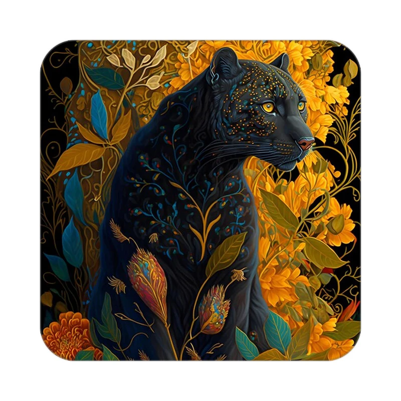 زیر لیوانی کاکتی طرح حیوانات رنگی مدل mp26549