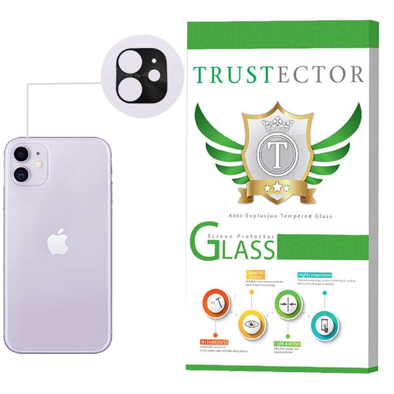 محافظ لنز دوربین تراستکتور مدل STTA-Glass مناسب برای گوشی موبایل اپل iPhone 11