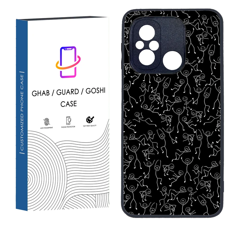 کاور قاب گارد گوشی طرح دخترانه کد 104 - TPU مناسب برای گوشی موبایل شیائومی REDMI 12C / POCO C55