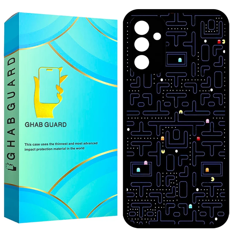 کاور قاب گارد طرح پکمن مدل GCHPA34 مناسب برای گوشی سامسونگ Galaxy A34 5G