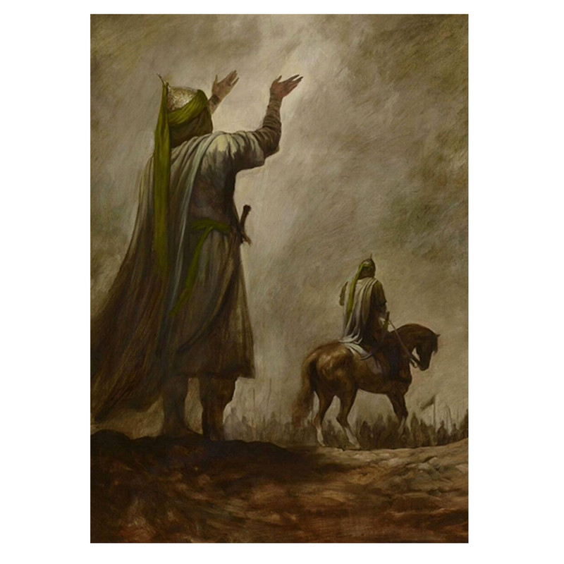  پرچم طرح عکس مدل امام حسین کد 149D