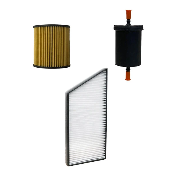 فیلتر روغن خودرو سیلاس به همراه فیلتر سوخت و فیلتر کابین مناسب برای پژو 206، پژو 207