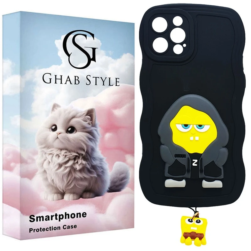 کاور قاب استایل مدل BERN مناسب برای گوشی موبایل اپل  iPhone 12 به همراه بندآویز