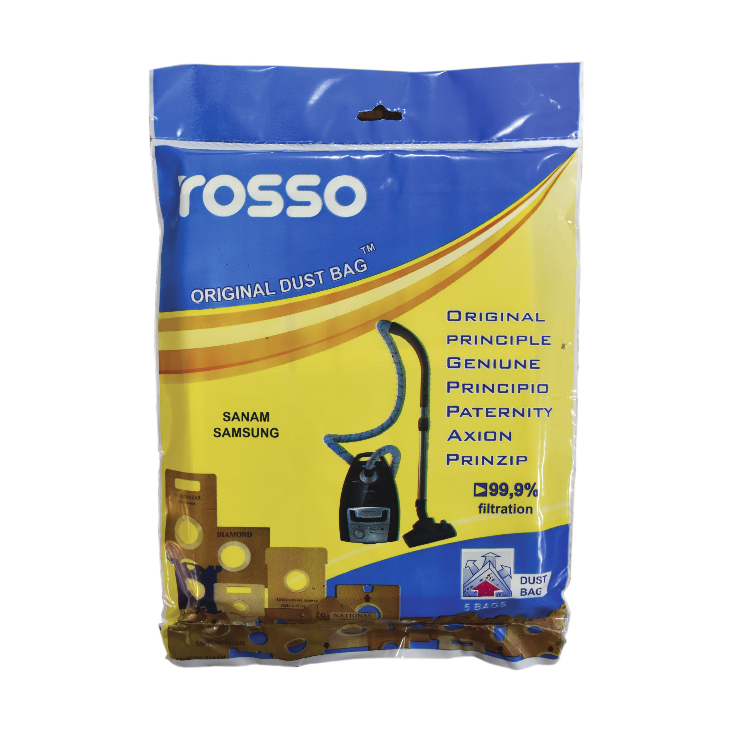 پاکت جاروبرقی مدل 20 مناسب برای جاروبرقی صنام و سامسونگ بسته 5 عددی