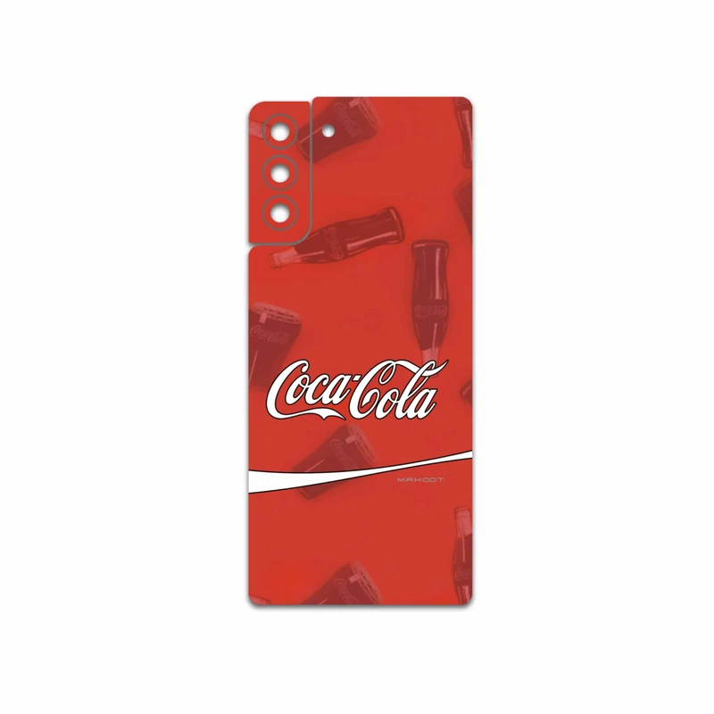 برچسب پوششی ماهوت مدل Coca-Cola-Logo مناسب برای گوشی موبایل سامسونگ Galaxy S21 Plus 5G