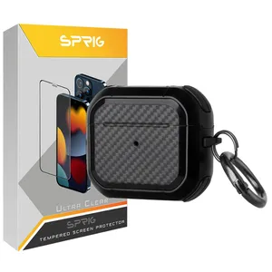 کاور اسپریگ مدل Carbon Fiber مناسب برای کیس اپل Airpods Pro
