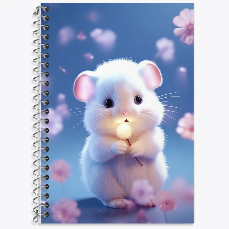 دفتر لغت 50 برگ خندالو طرح موش کیوت کد F2609