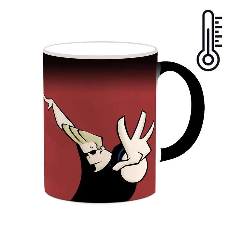 ماگ حرارتی کاکتی مدل کارتون Johnny Bravo کد mgh22700