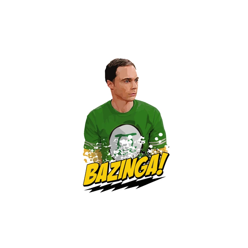  استیکر لپ تاپ لولو طرح بازینگا سریال بیگ بنگ تئوری کد 247