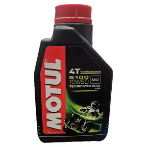 روغن موتور سیکلت نیمه سنتتیک موتول مدل SM 10W-50 حجم 1 لیتر