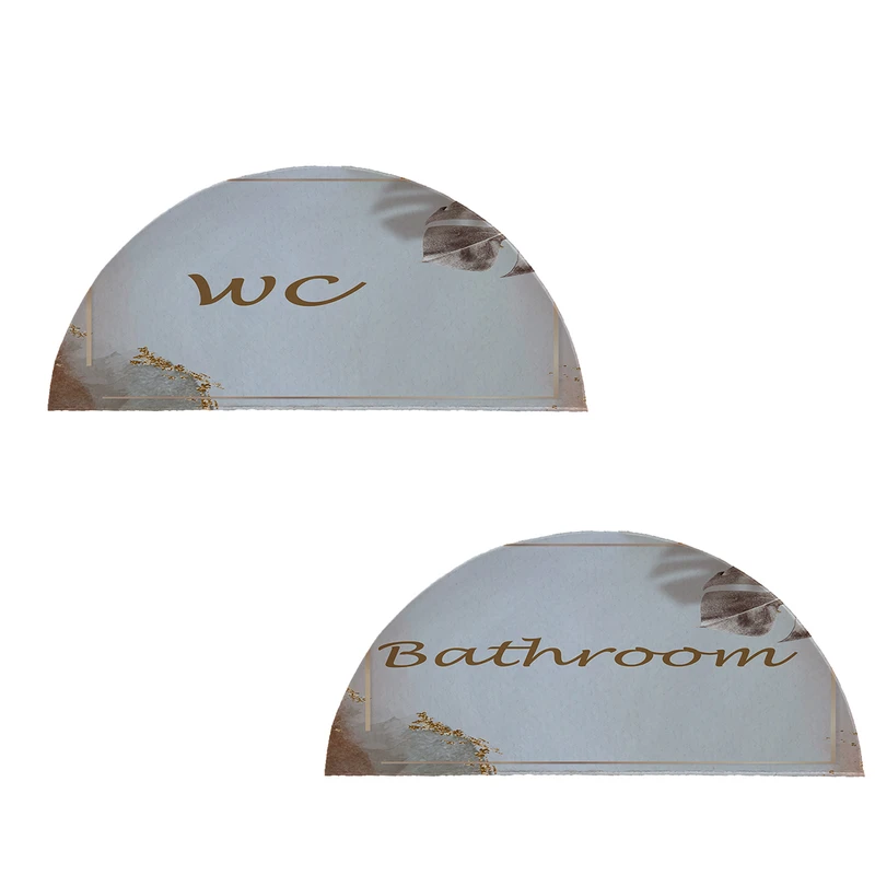 پادری طرح حمام و سرویس بهداشتی نیم دایره کد 8660 مجموعه دو عددی