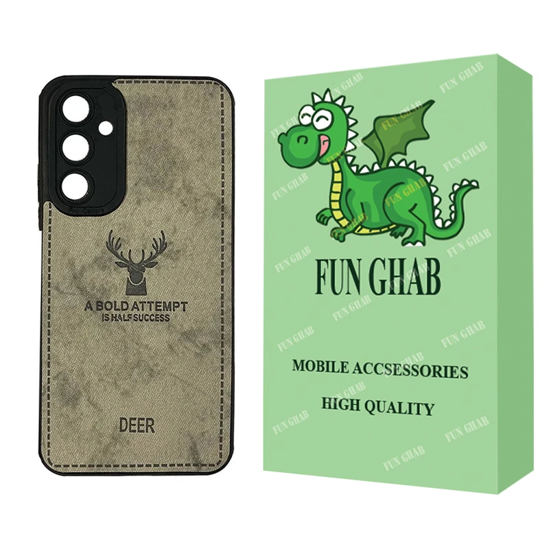 کاور فان قاب مدل گوزنی مناسب برای گوشی موبایل سامسونگ Galaxy A15