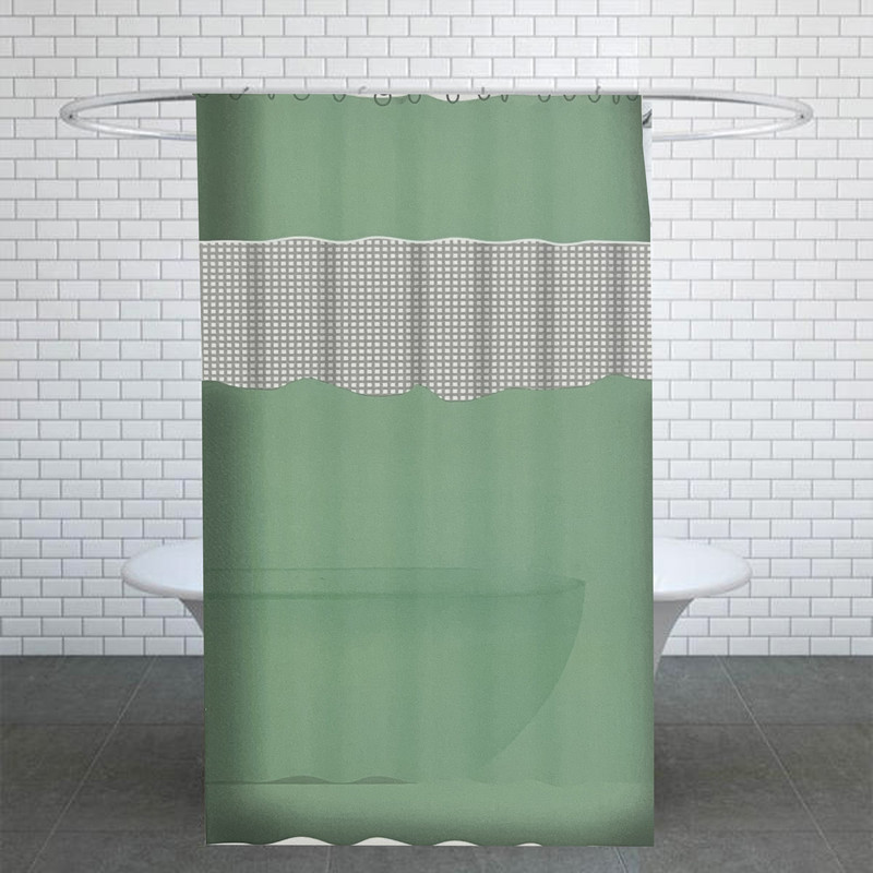 پرده حمام مدل Vania سایز 180x200 سانتی متر