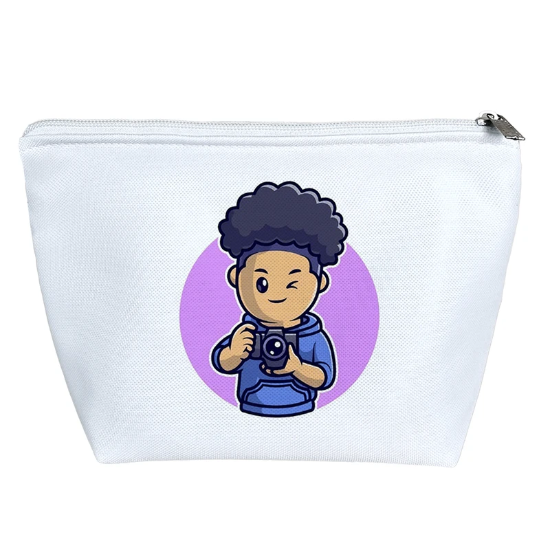 کیف لوازم آرایش دخترانه خندالو مدل عکاس فرفری کد 2537