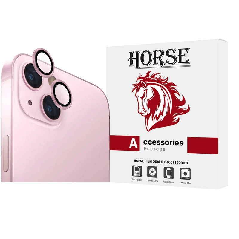 محافظ لنز دوربین هورس مدل RINGHOR مناسب برای گوشی موبایل اپل iPhone 15