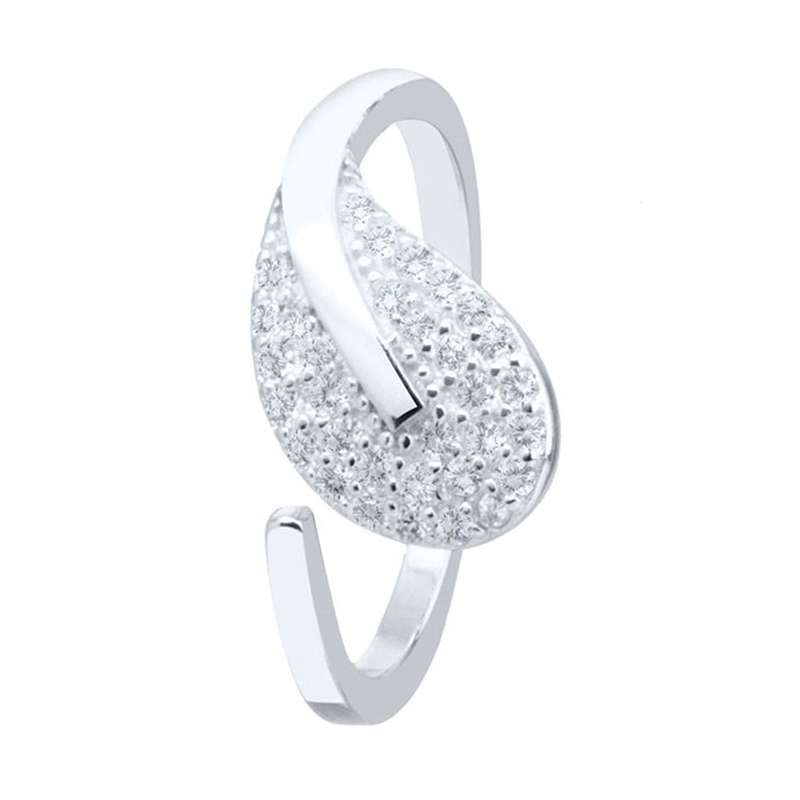 انگشتر نقره زنانه اقلیمه کد AN41 انگشتر نقره زنانه اقلیمه کد AN41