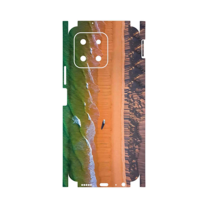 برچسب پوششی ماهوت مدل Beach and Green Sea-FullSkin مناسب برای گوشی موبایل آنر X6