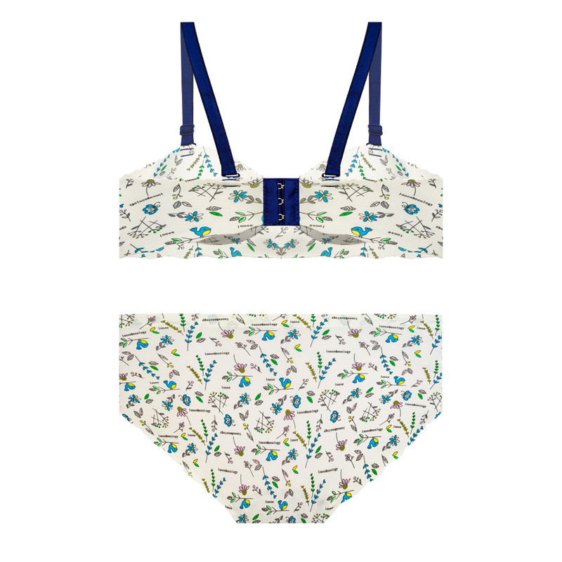 ست شورت و سوتین زنانه مدل اسفنجی دکلته نیم جک لیزری کاپ B کد 3182