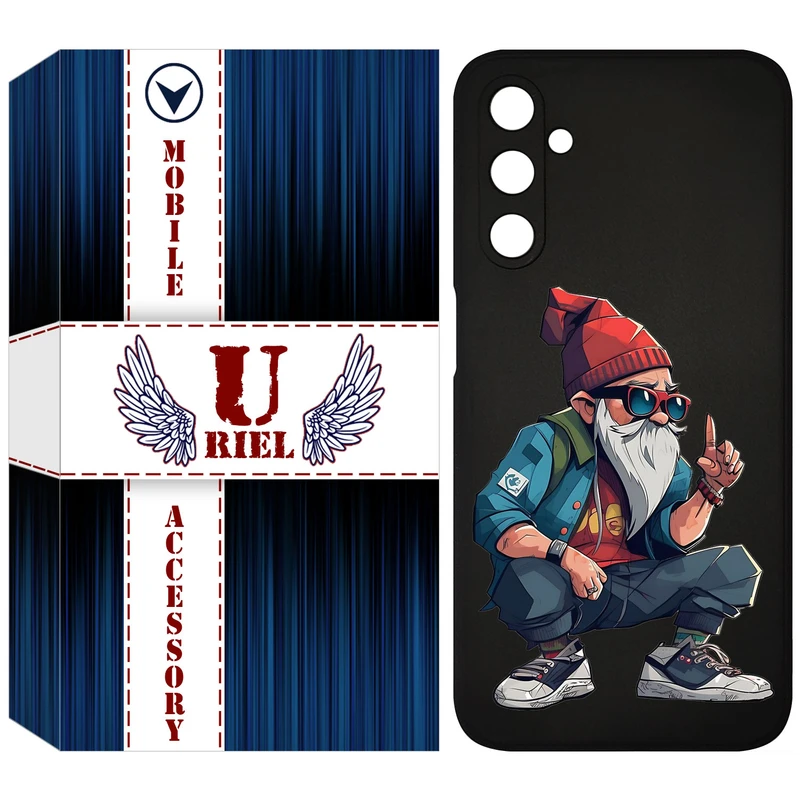 کاور یوریل مدل KSH کد 48 طرح پیرمرد مناسب برای گوشی موبایل سامسونگ Galaxy A24