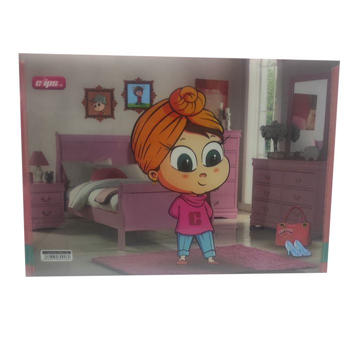 پوشه دکمه دار کلیپس طرح happy time