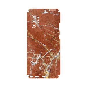 MAHOOT Red Marble-FullSkin Cover Sticker for Samsung Galaxy Note 10 Plus