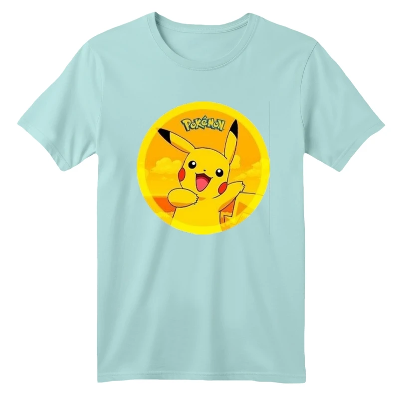 تی شرت آستین کوتاه بچگانه مدل پوکی مون کد3