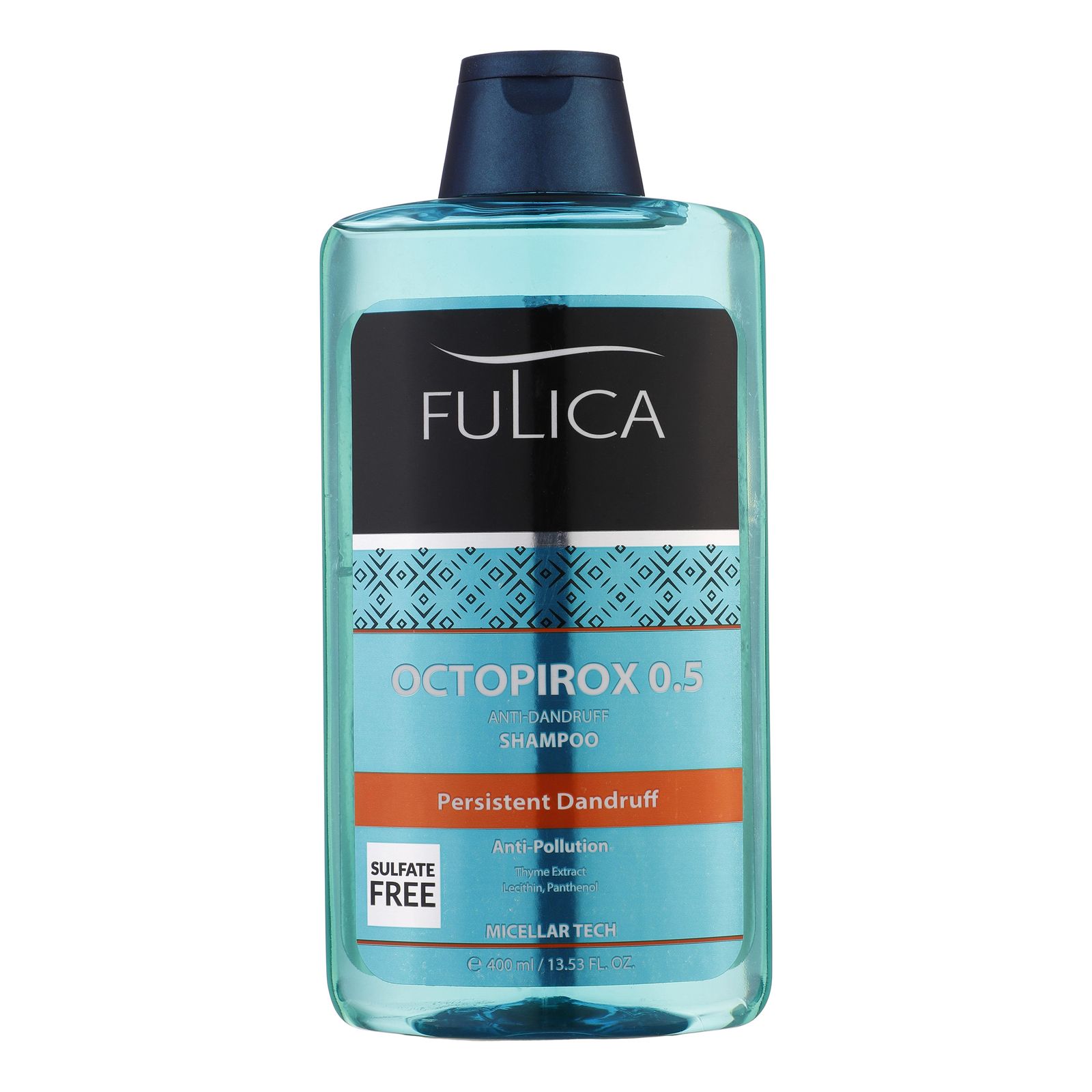 شامپو مو ضد شوره فولیکا مدل OCTOPIROX 0.5 مناسب موهای آسیب دیده حجم 400 میلی لیتر - - 2