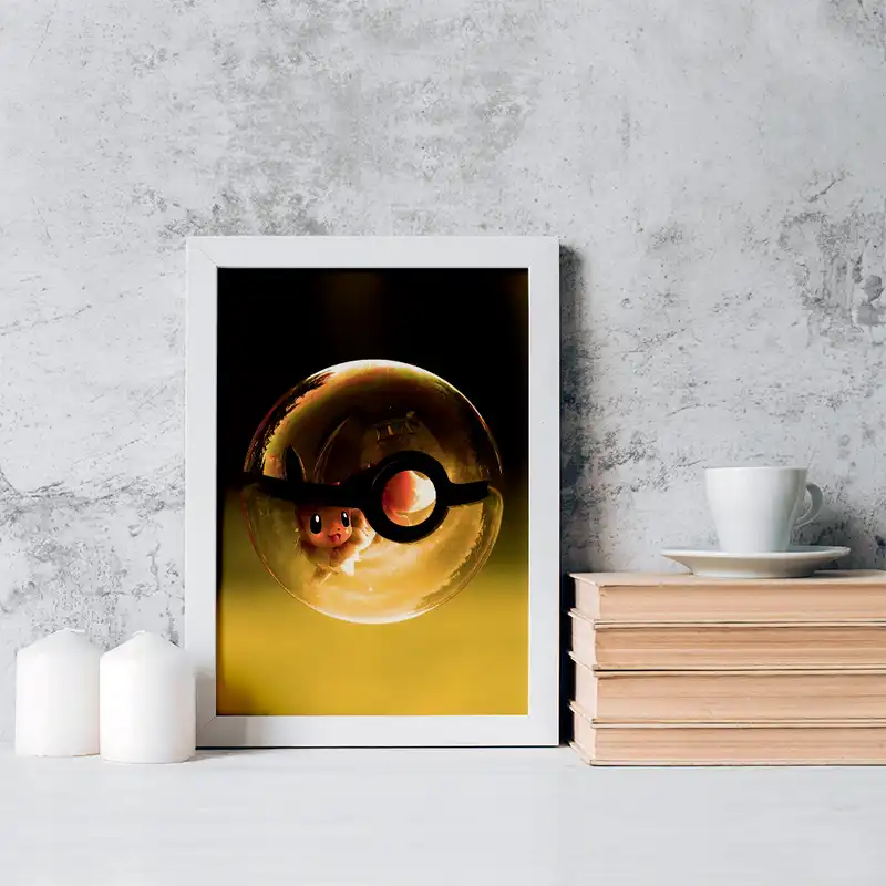 تابلو خندالو مدل پیکاچو انیمه پوکمون کد 17393