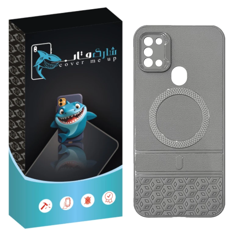 کاور شارک قاب مدل تاس مناسب برای گوشی موبایل سامسونگ Galaxy A21s