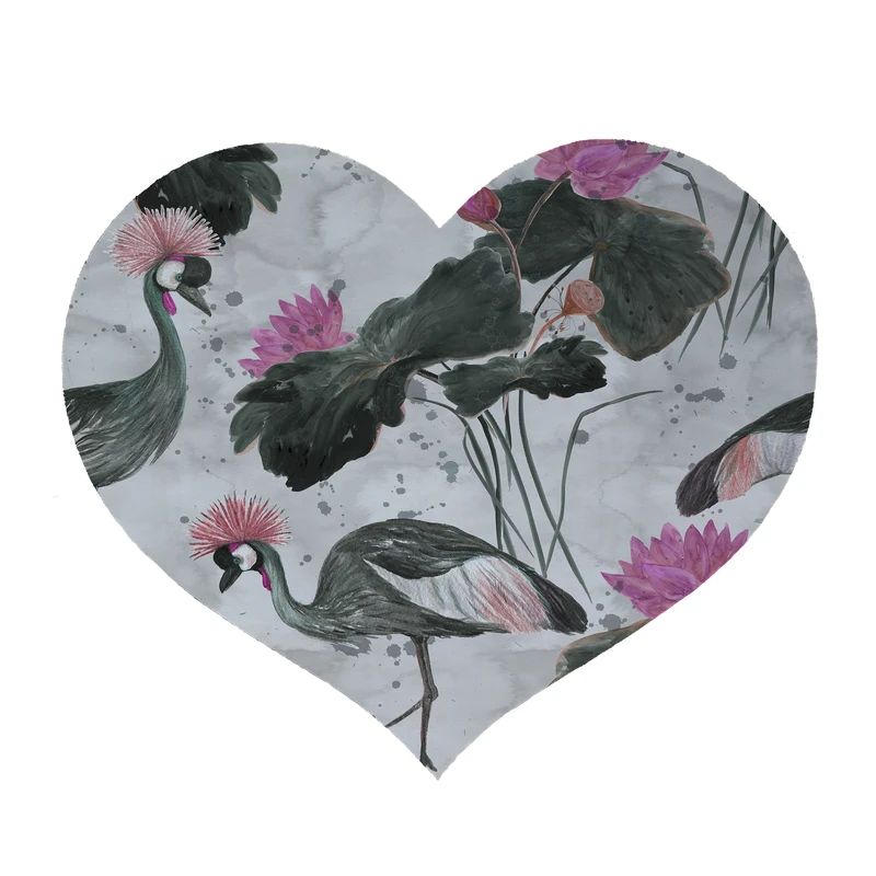  پادری طرح فلامینگو کد 5070 سایز 90 × 90 سانتی‌متر