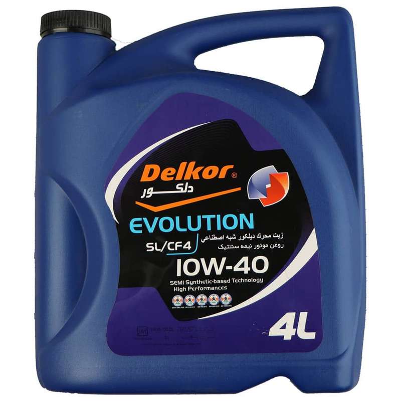 روغن موتور خودرو دلکور مدل elf 10w40 حجم 4 لیتر