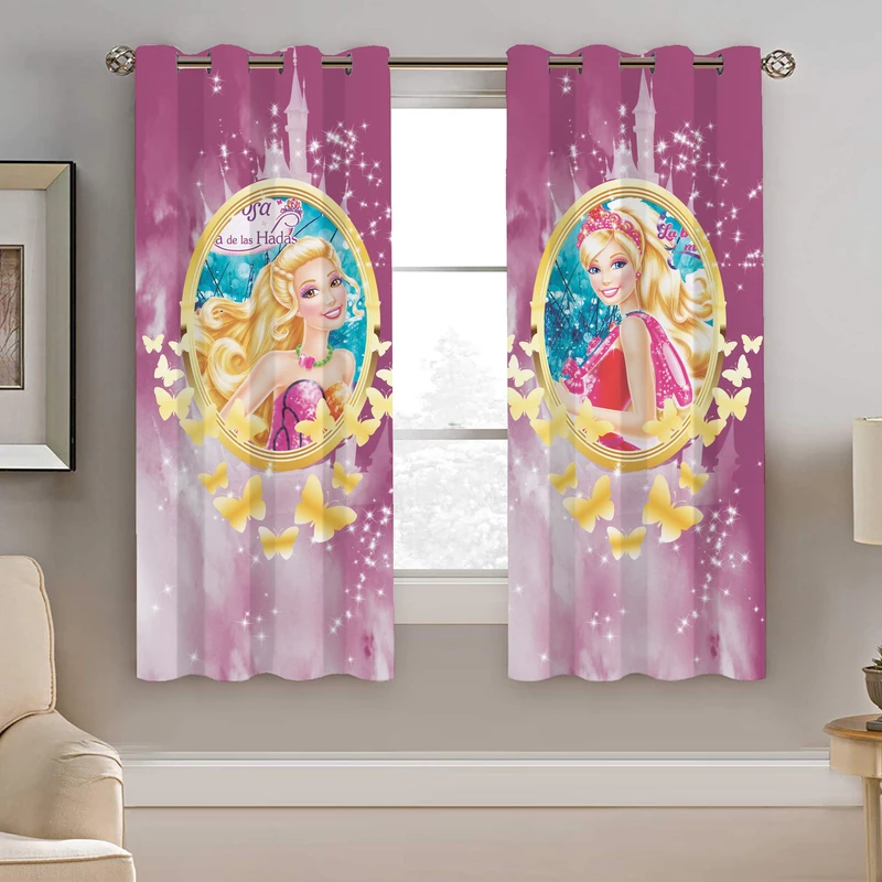 پرده نیروانا طرح پرنسس کودک مدل هازان کد 8416 سایز 140×200 سانتی متر