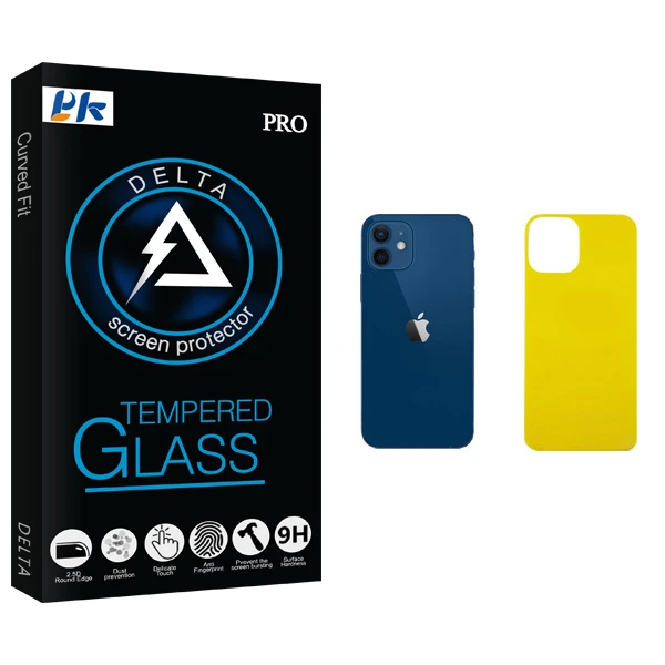 محافظ پشت گوشی پی کی مدل Delta Glass مناسب برای گوشی موبایل اپل iPhone 12