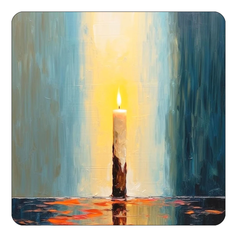 مگنت کاکتی طرح نقاشی رنگ روغن مدل mp72915