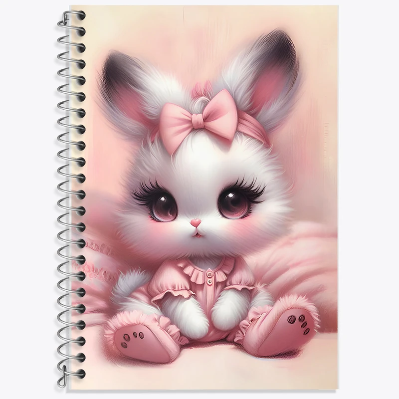 دفتر لغت 50 برگ خندالو طرح خرگوش کیوت کد F7106