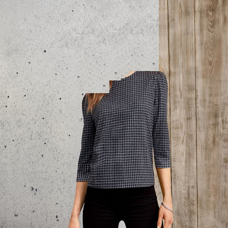 بلوز آستین سه ربع زنانه اسمارا مدل 13730203