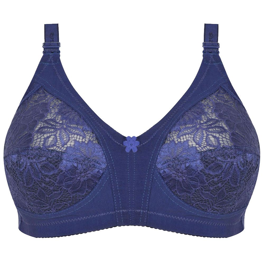 سوتین زنانه تیدامی 724 مدل 340019914 گیپور رنگ سورمه ای -  - 1