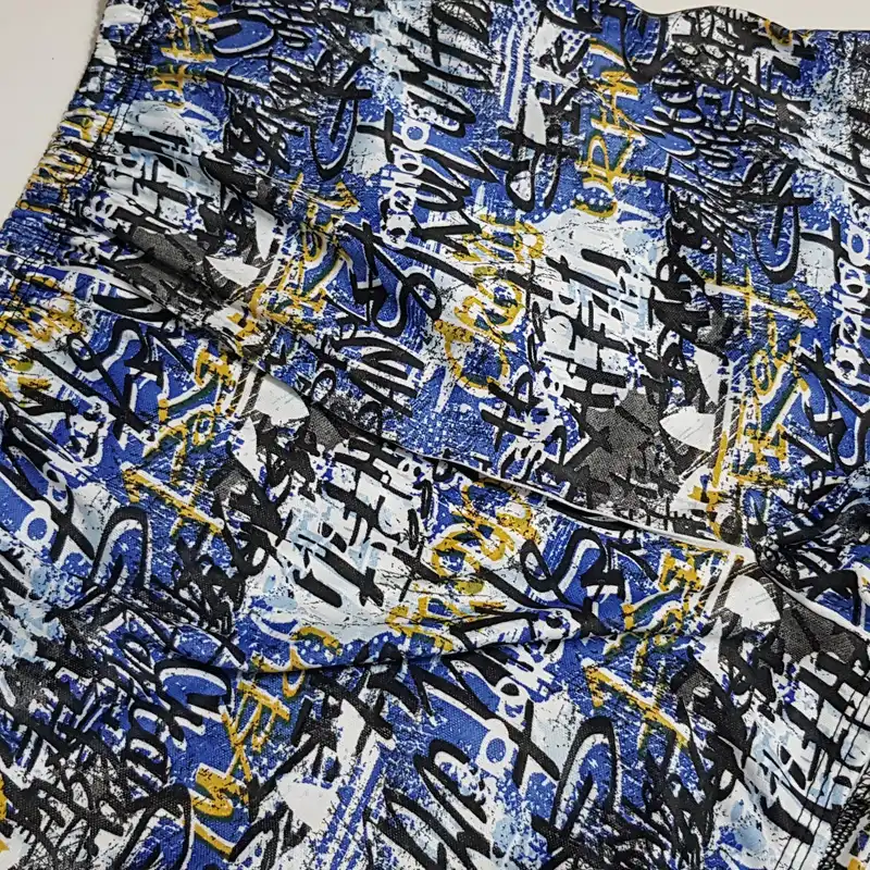 مایو مردانه مدل جیبدار کد 4933 رنگ آبی