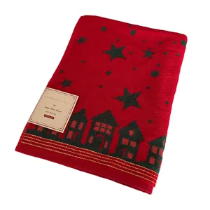 حوله مادام کوکو مدل Samy Christmas سایز 50x70 سانتی متر