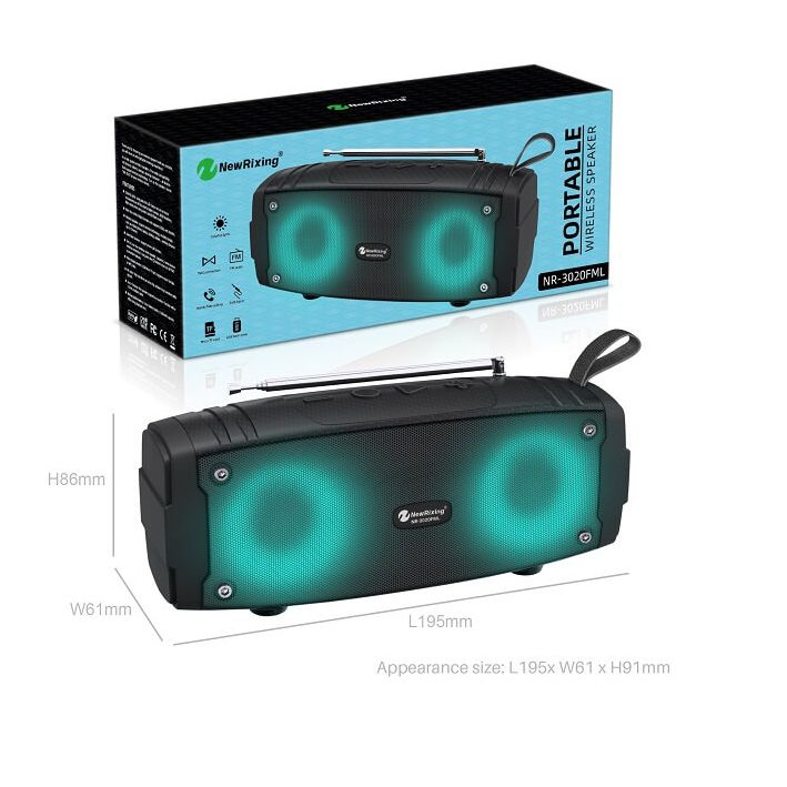 اسپیکر بلوتوثی قابل حمل نیوریکسینگ مدل NR-3020FM