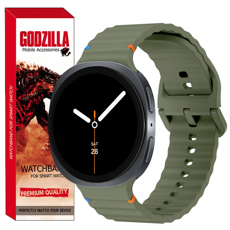 بند گودزیلا مدل W8-Sport مناسب برای ساعت هوشمند سامسونگ Galaxy Watch 8 44mm / 40mm / 46mm