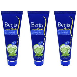ماسک صورت برجیس مدل CUCUMBER & MINT حجم 100 میلی لیتر مجموعه 3 عددی