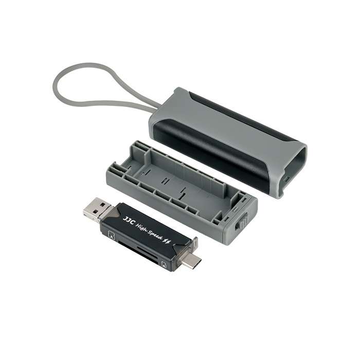 کارت خوان جی جی سی مدل MCR-STM5 GB به همراه کیت محافظ کارت حافظه