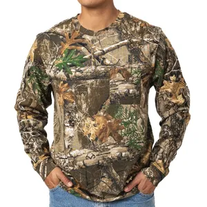 تی شرت آستین بلند ورزشی مردانه مدل جنگلی