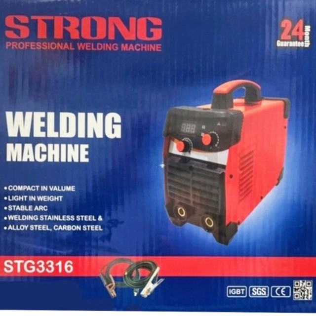 اینورتر جوشکاری 160 آمپر استرانگ مدل STG3316 اینورتر جوشکاری 160 آمپر استرانگ مدل STG3316