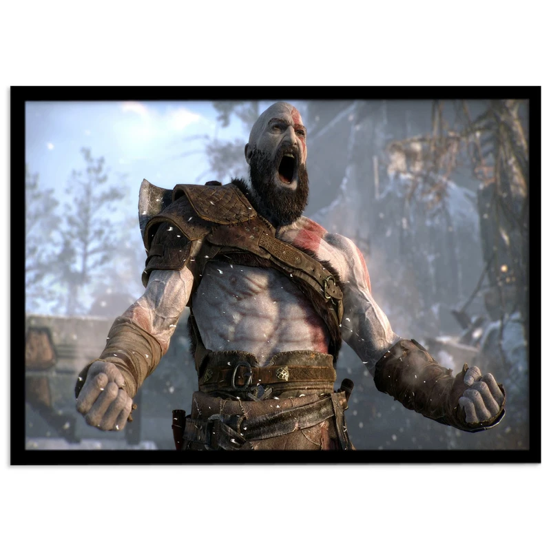 تابلو نوری بکلیت مدل طرح بازی گیمینگ God Of War مدل چراغدار B-s1407