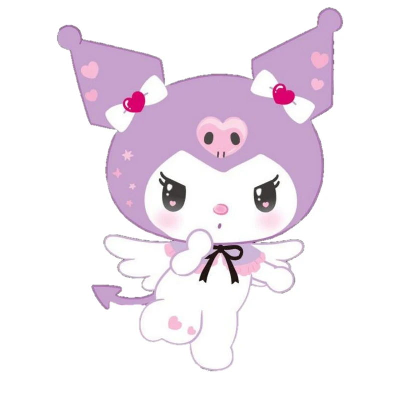 استیکر پارچه و لباس پاد آفرین مدل کارتونی کورومی kuromi کد 393