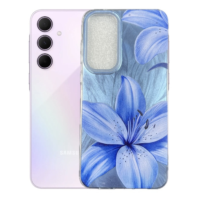 کاور طرح گل لیلیوم مناسب برای گوشی موبایل سامسونگ Galaxy A35