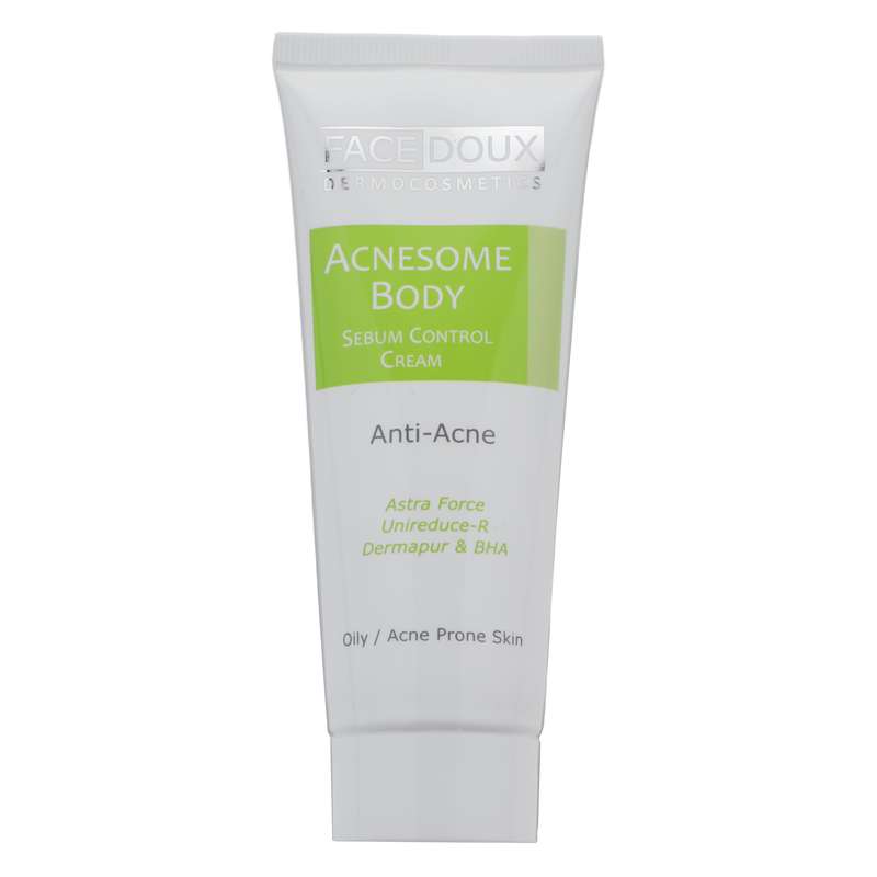 کرم ضد جوش بدن فیس دوکس سری Acnesome مدل Astra Force مناسب پوست های چرب حجم 75 میلی لیتر