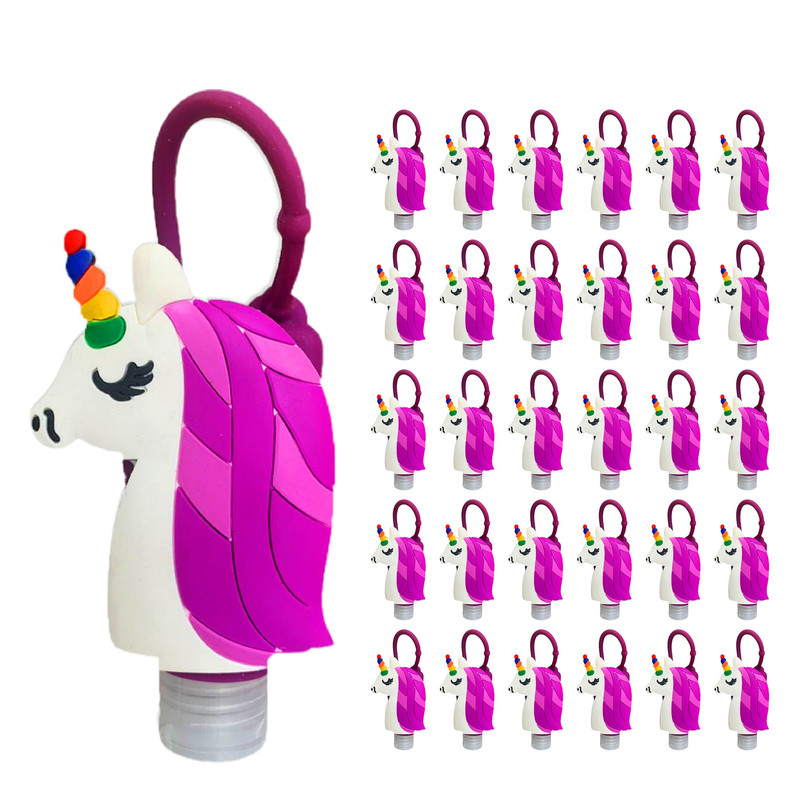 ژل ضدعفونی کننده دست آکسیکید مدل  اسب تک شاخ آویزدار حجم 29 میلی لیتر بسته 30 عددی